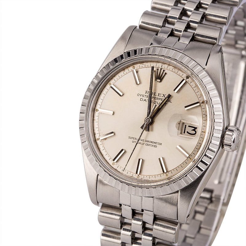 Vintage Rolex Datejust Stainless Steel 1603 'Pie Pan' Dial