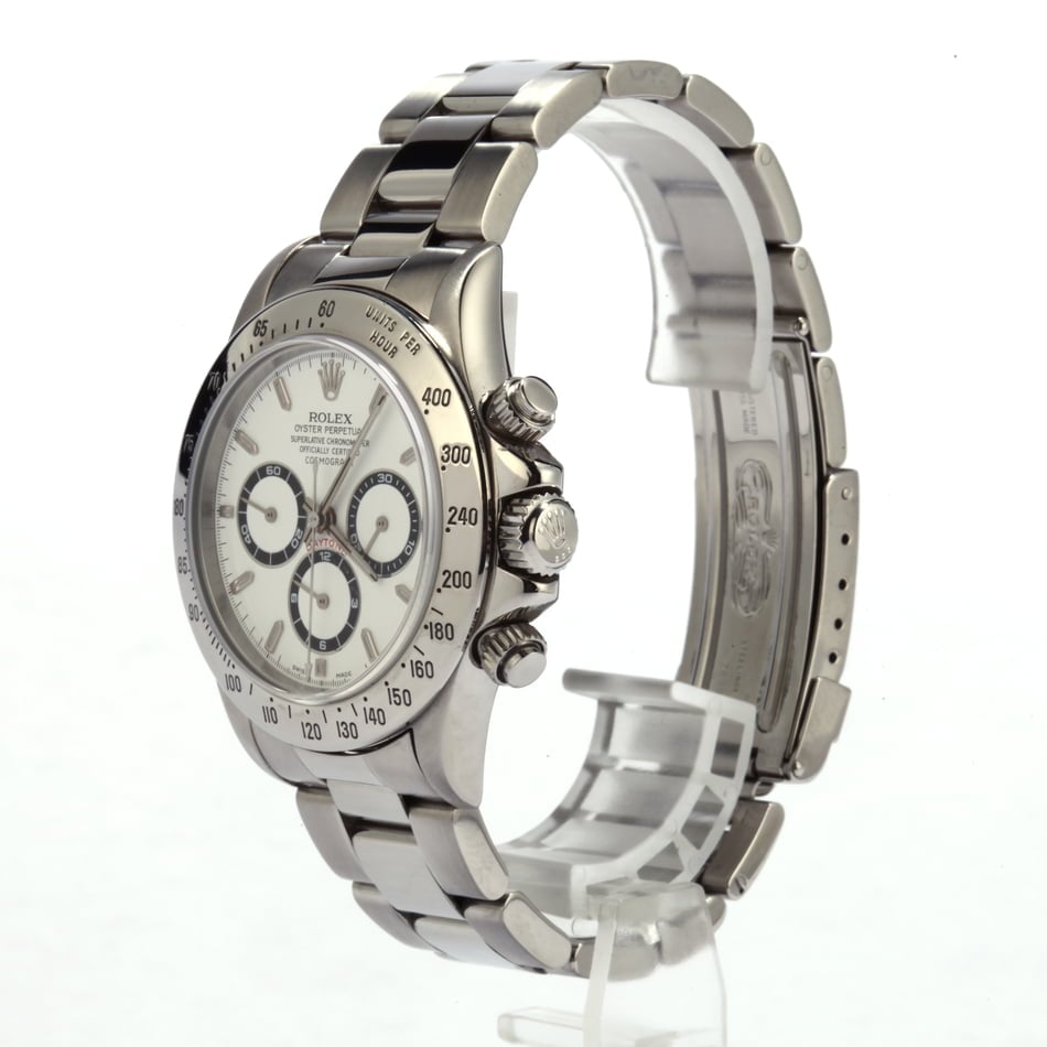 Used Rolex Daytona Zenith 16520 White Dial T