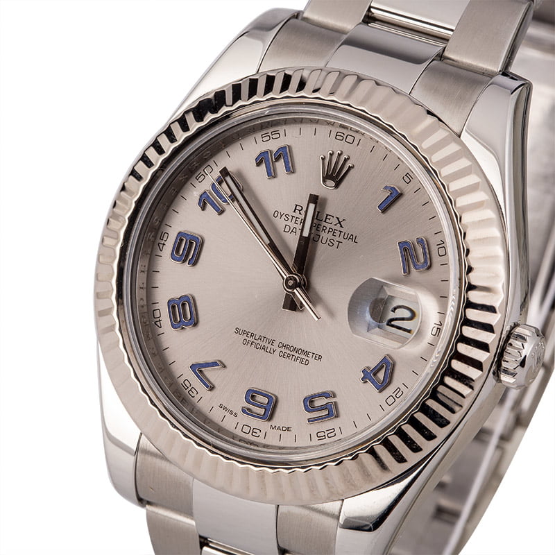 Pre-Owned Rolex Datejust 116334 Lilac Arabic Markers T