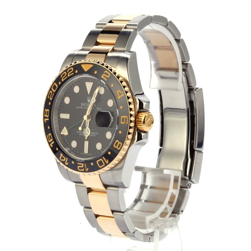 Used Rolex Two Tone GMT-Master II Ref 116713 Ceramic Model