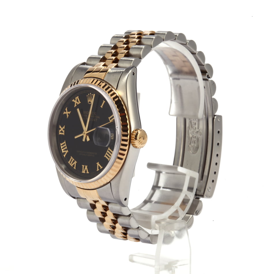 Pre-Owned Rolex Datejust 16233 Black Dial T