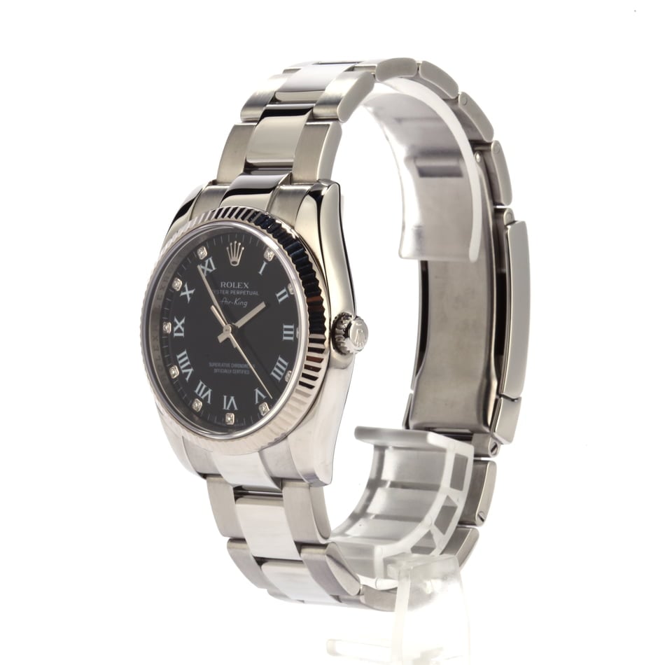 Pre-Owned Rolex Air-King 114234 Diamond Markers