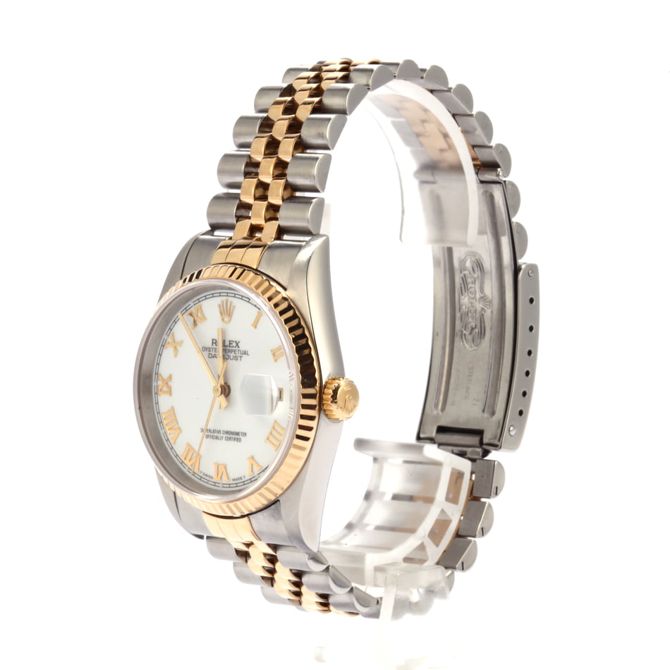 Pre-Owned 36MM Rolex Datejust 16233 Roman Markers