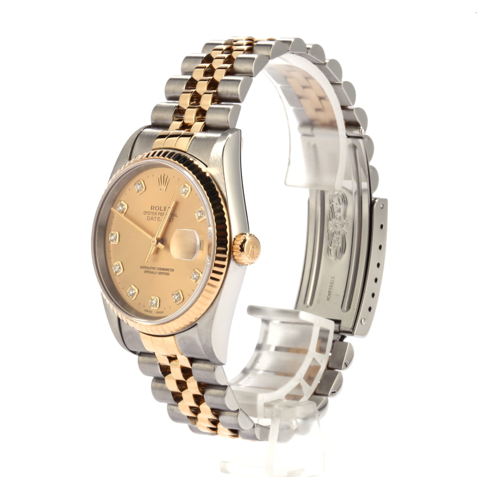 Pre-Owned 36MM Rolex Datejust 16233 Diamond Dial T