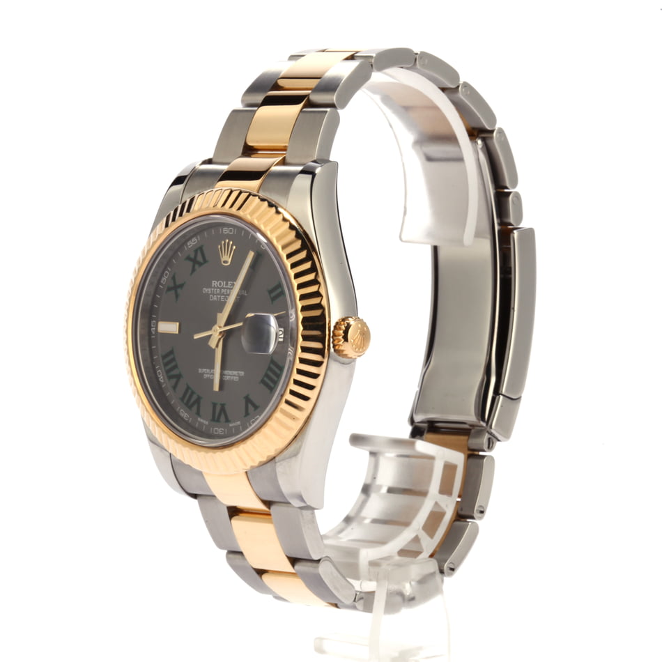 Rolex Datejust II Ref 116333 Two Tone with Roman Markers