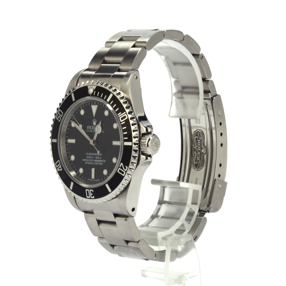 Used Rolex Steel Submariner 14060M Serial Engraved