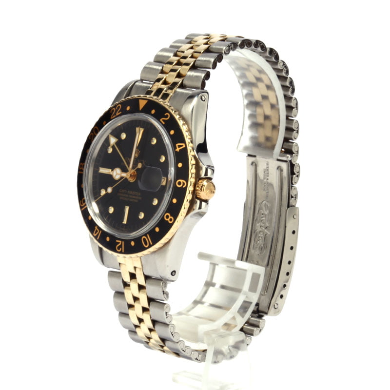 129072 Vintage Rolex GMT-Master 1675 Black Nipple Dial