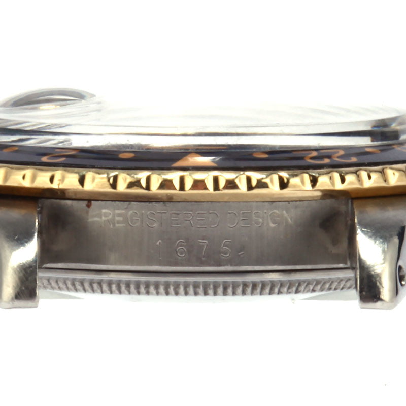 129072 Vintage Rolex GMT-Master 1675 Black Nipple Dial