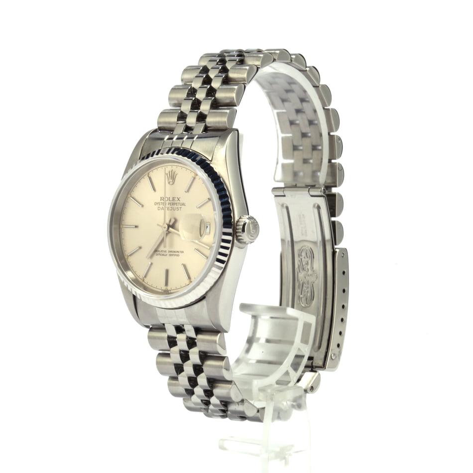 Pre-Owned 36mm Rolex Datejust 16234 Silver Dial