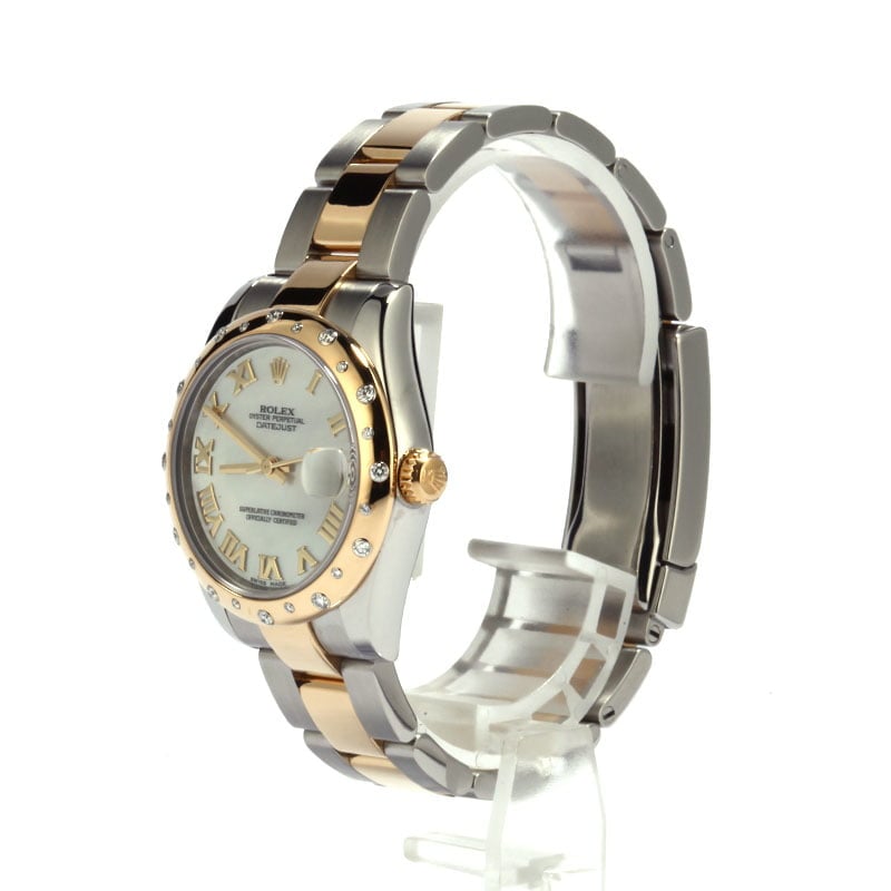 Pre-Owned Rolex Ladies Datejust 178343 Diamond Bezel T