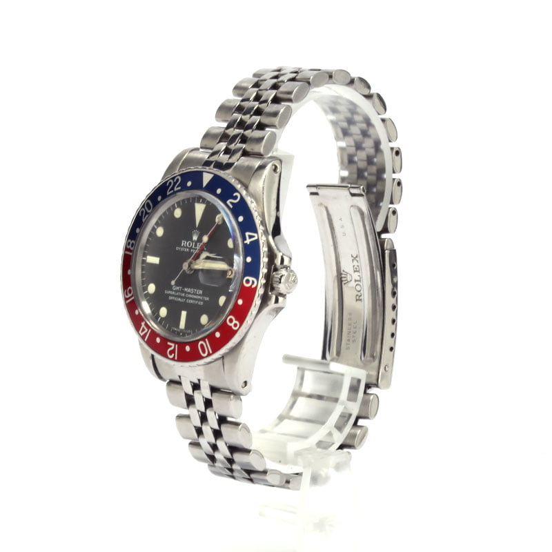 Rolex Vintage 1966 GMT Master 1675 Pepsi Bezel