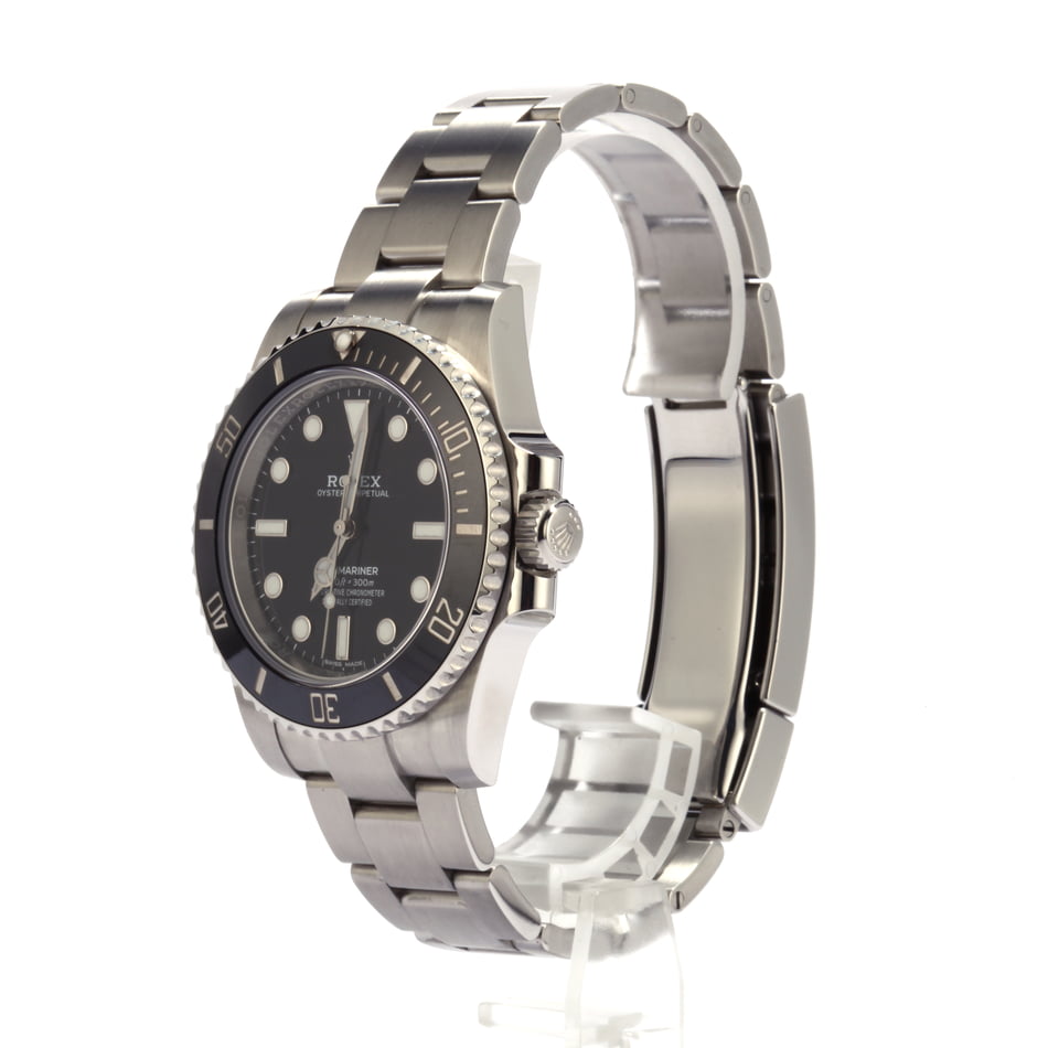 Rolex No Date Submariner 114060 Ceramic Timing Bezel