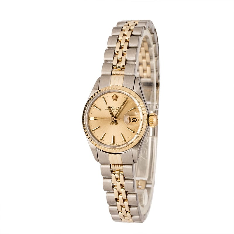 Vintage Rolex Ladies Datejust 6517 Two Tone