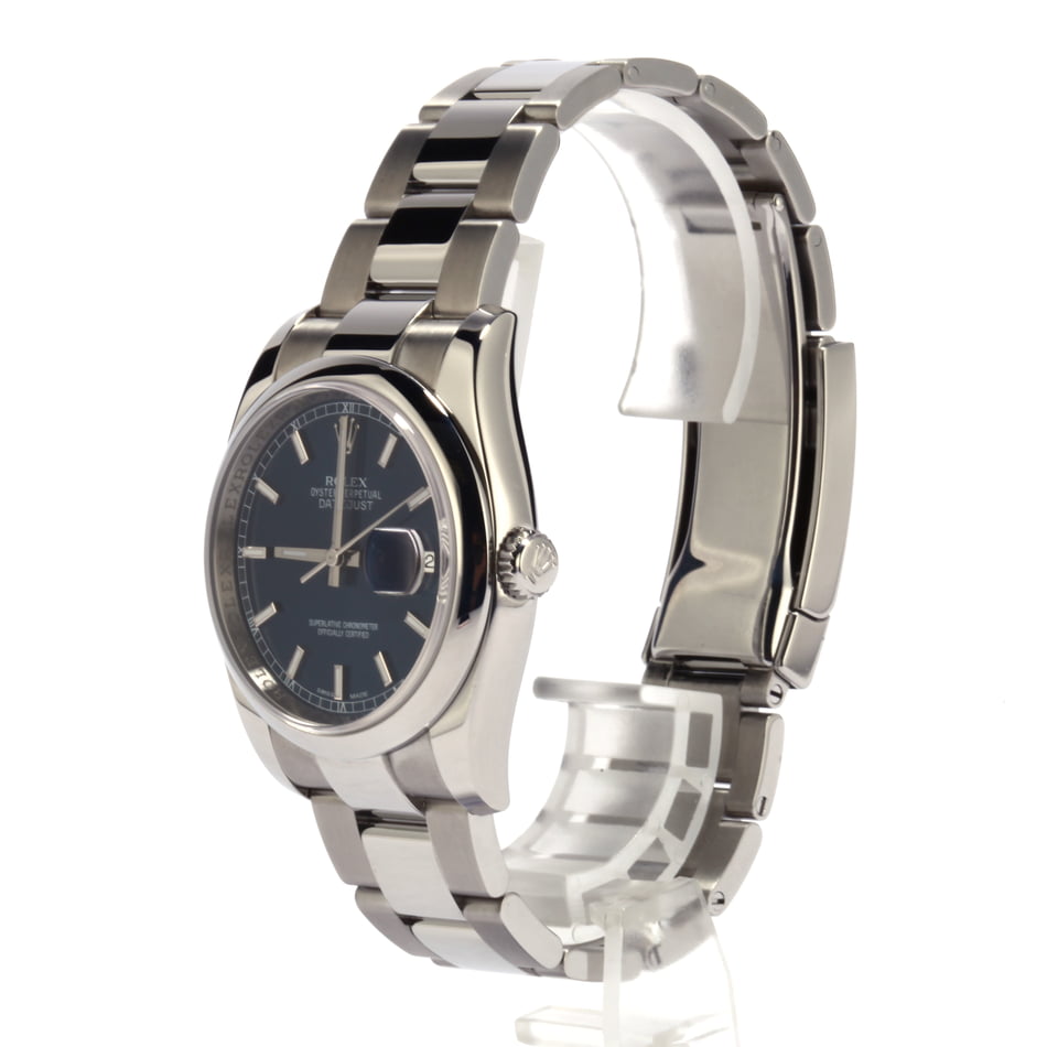 Pre Owned Rolex Datejust 116200 Blue Luminous Index Dial