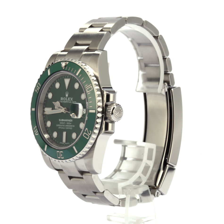 Rolex "Hulk" Submariner 116610VLV Green Ceramic Bezel T