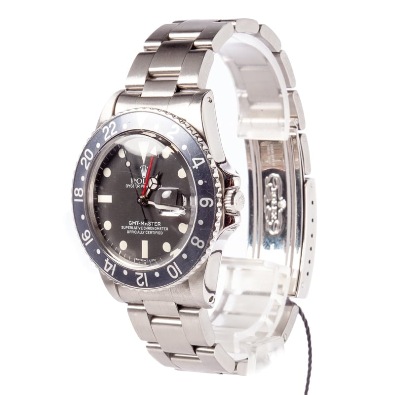 Pre-Owned Pepsi Rolex GMT-Master 16750 "Grey Bezel"