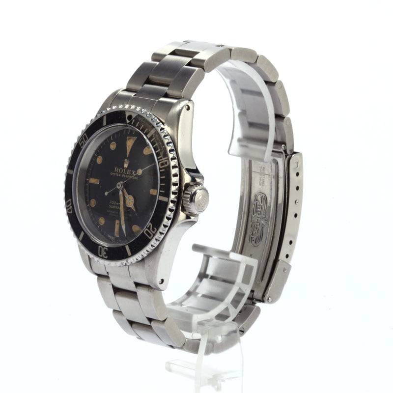 Vintage 1966 Rolex Submariner 5512 Stainless Steel