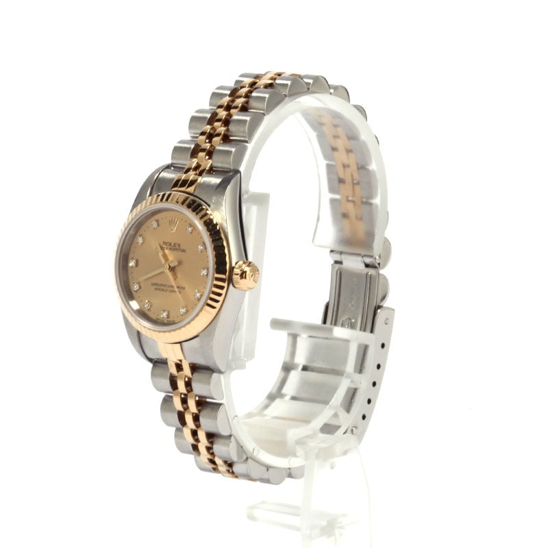 Used Rolex Oyster Perpetual 76193 Diamond Dial