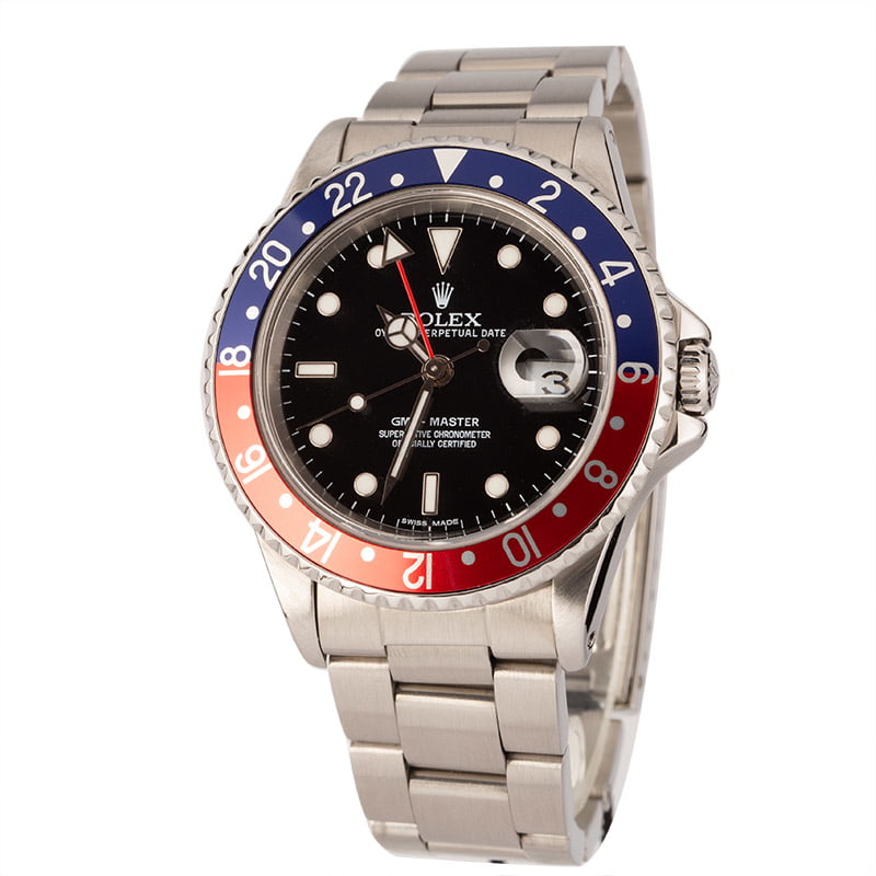 Pre Owned Rolex 'Pepsi' GMT-Master 16700