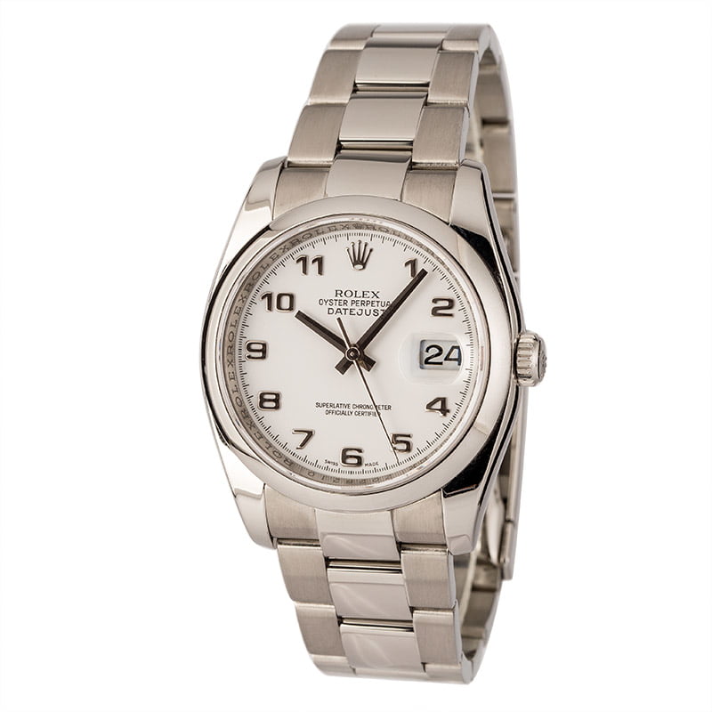 Rolex Datejust 116200 White Arabic