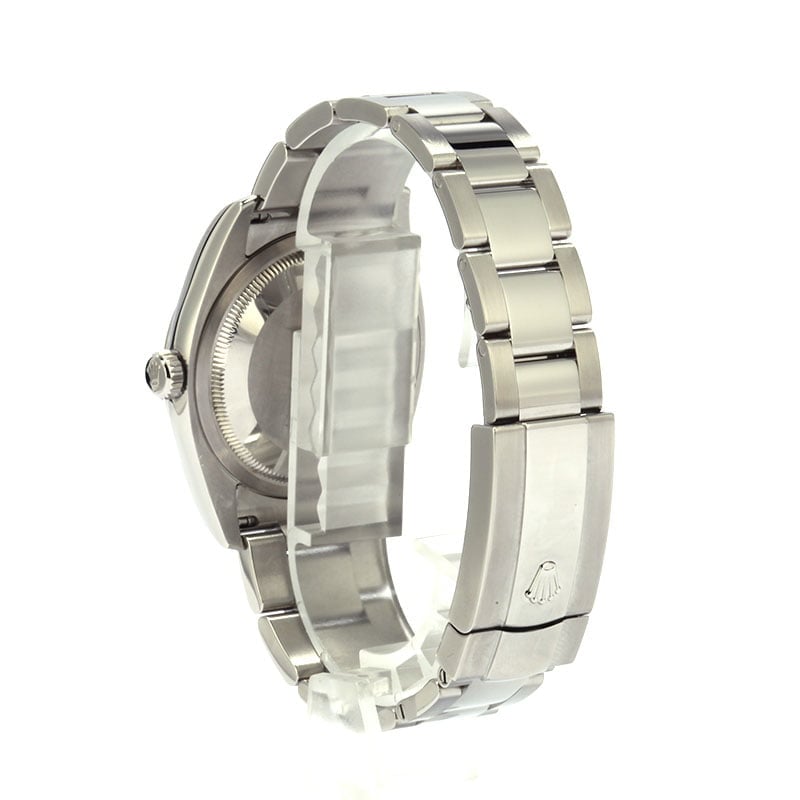 Pre-Owned Rolex Mens Datejust 116200 Silver Roman Dial