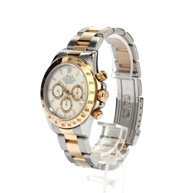 Authentic Rolex Daytona 16523 White Dial