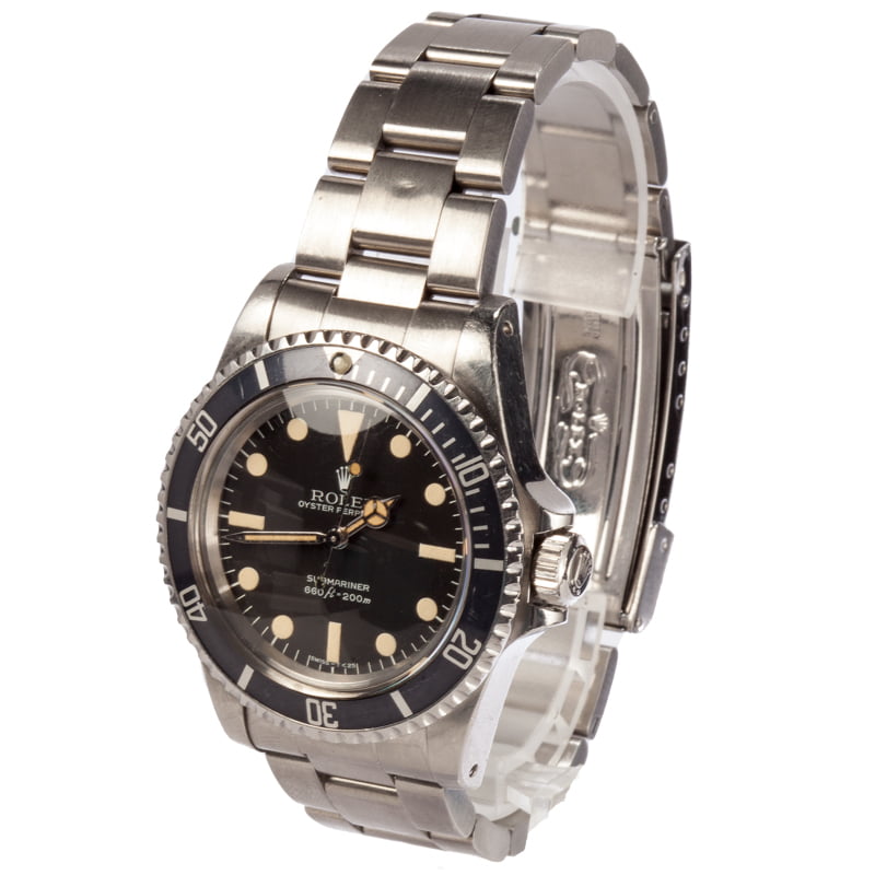 Vintage Rolex Submariner 5513 Maxi Mark III "Lollipop"