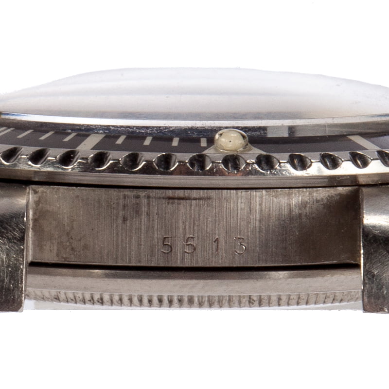Vintage Rolex Submariner 5513 Maxi Mark III "Lollipop"