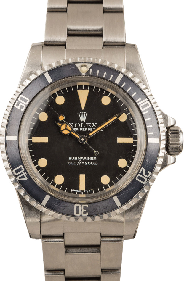 Vintage Rolex Submariner 5513 Maxi Mark III "Lollipop"