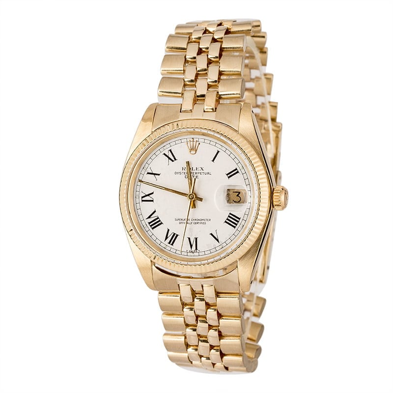 Pre-Owned Rolex Date 1503 Roman Dial