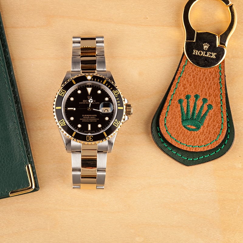 Pre-Owned 40MM Rolex Submariner 16613 Luminous Dial