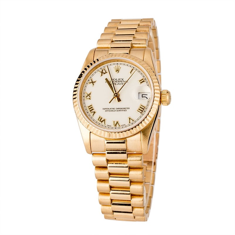 Rolex President 68278 Yellow Gold 31mm