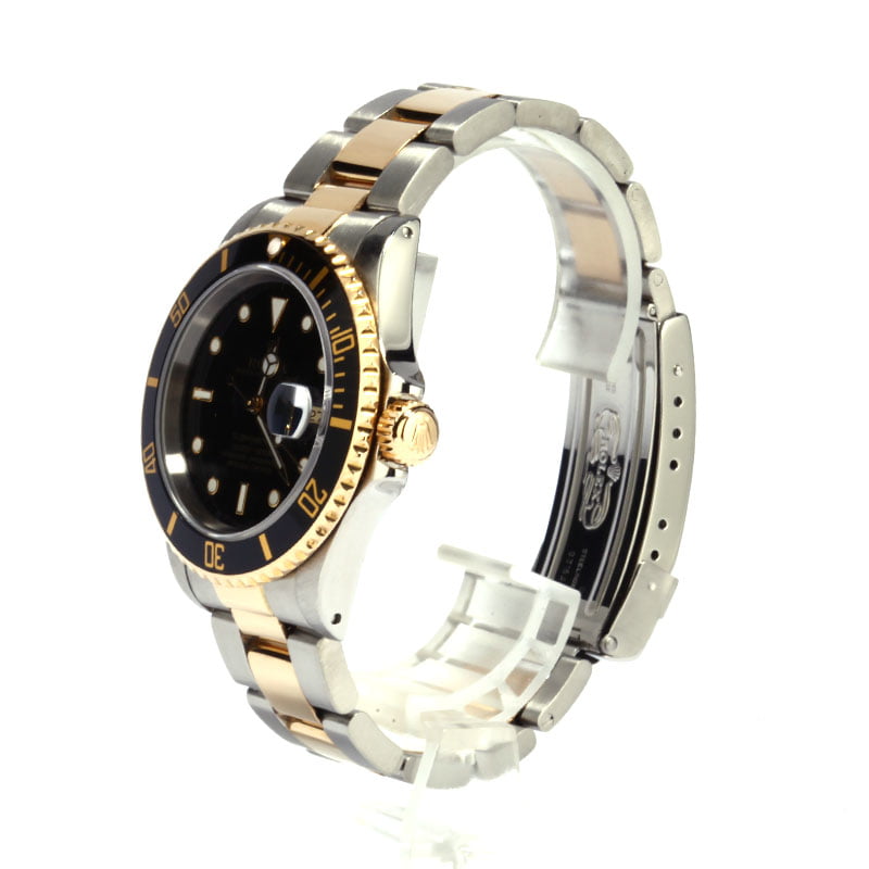 Rolex Submariner Black Dial 16613 100% Authentic