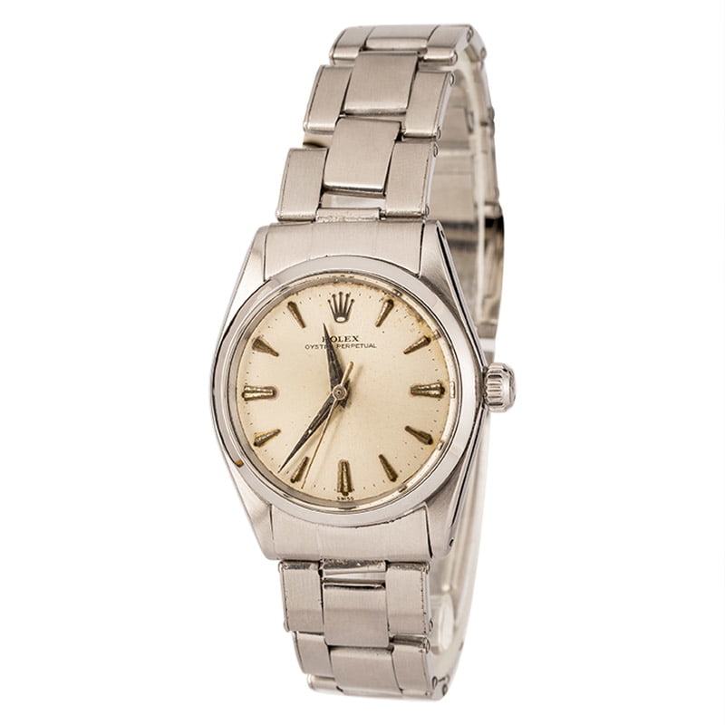 Pre-Owned Rolex Oyster Perpetual 6548 Silver Dial