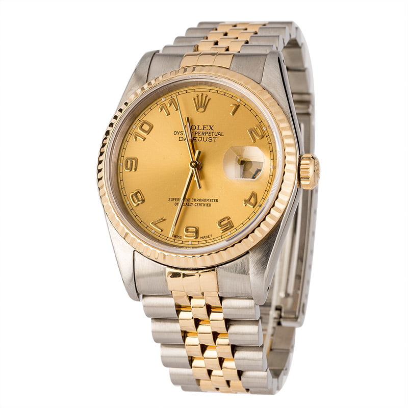 Rolex Arabic Dial Datejust 16233