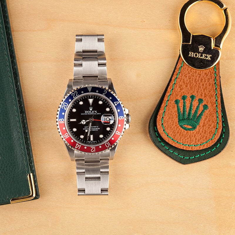 Rolex 'Pepsi' 16710 GMT Master II - 3186 Movement