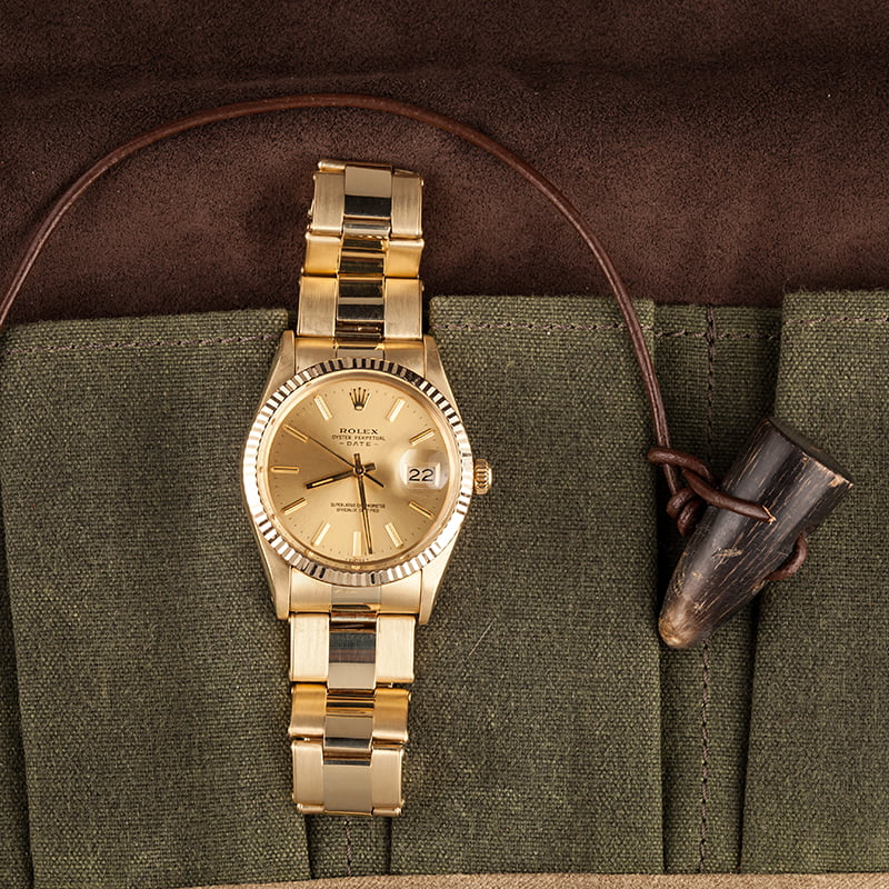 Pre-Owned Rolex Date 15037 Oyster Rivet