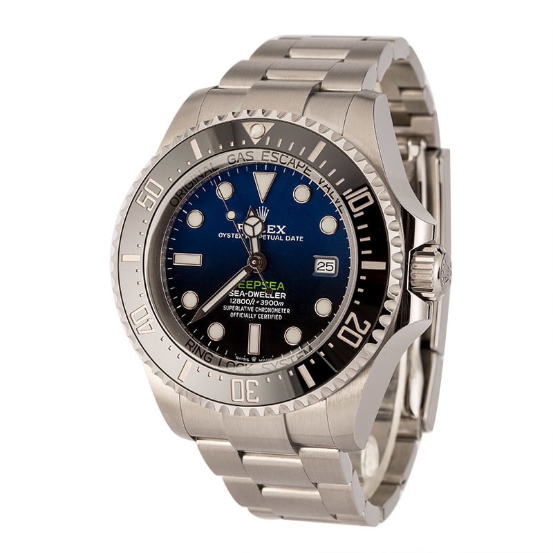 PreOwned Rolex DeepSea 126660 Blue