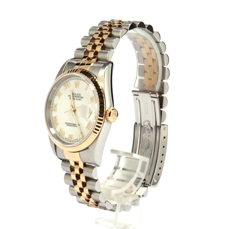Pre-Owned Rolex Datejust 16233 Roman Dial 36MM