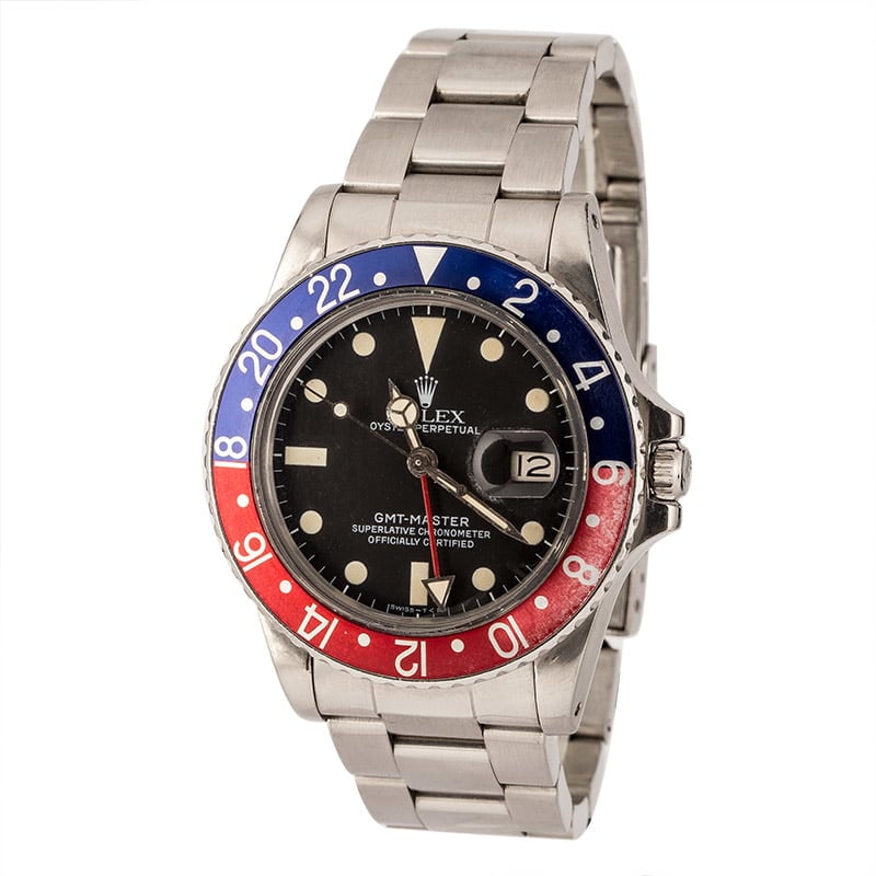 Vintage 1984 Rolex GMT-Master 16750 "Pepsi"