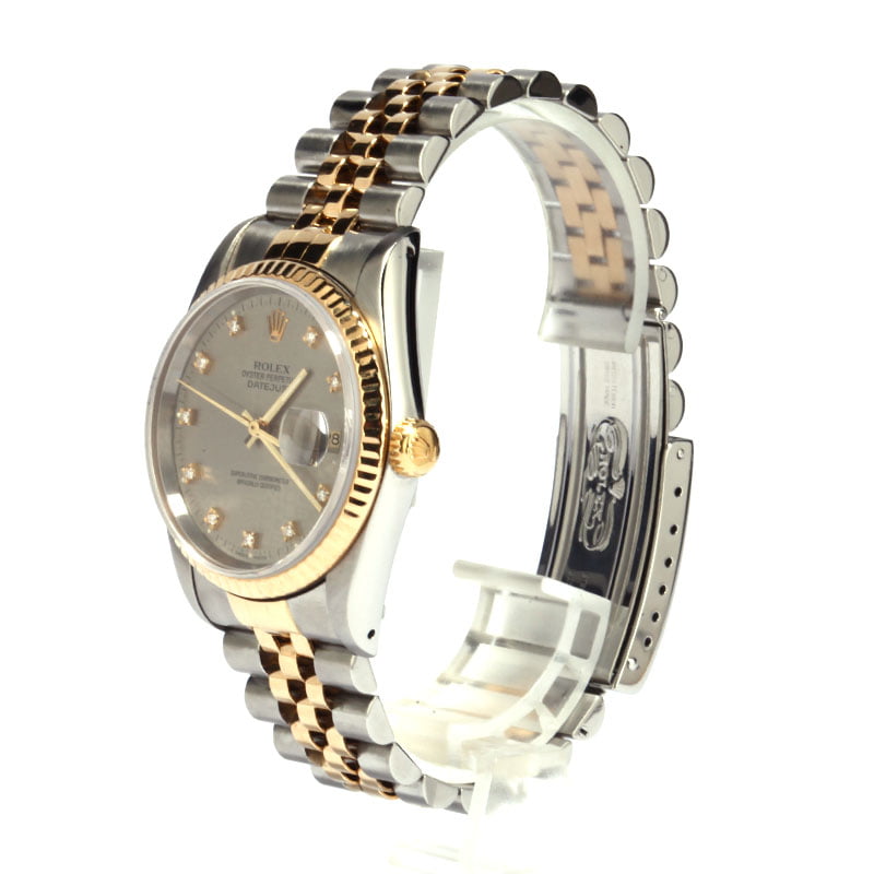 Rolex DateJust Jubilee Diamond Dial 16233