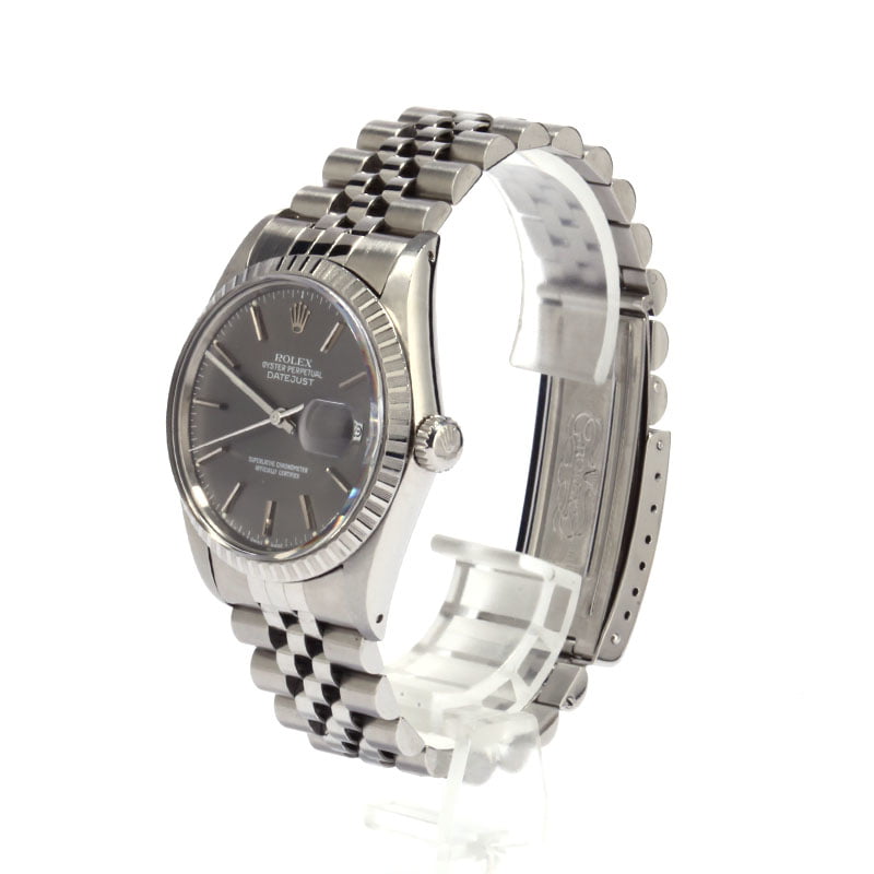 Pre-Owned Rolex Datejust 16000 Slate Dial