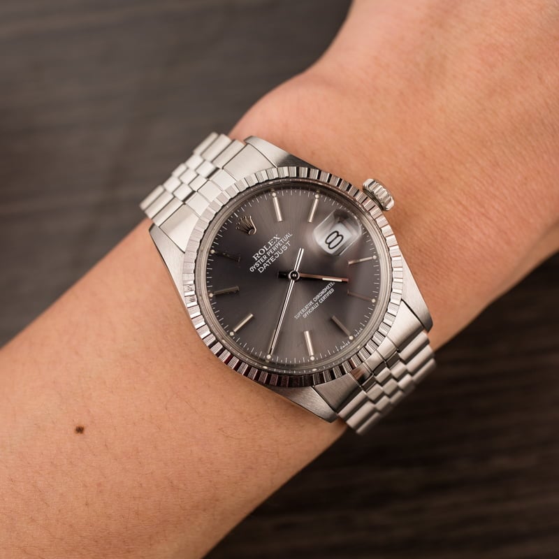 Pre-Owned Rolex Datejust 16000 Slate Dial