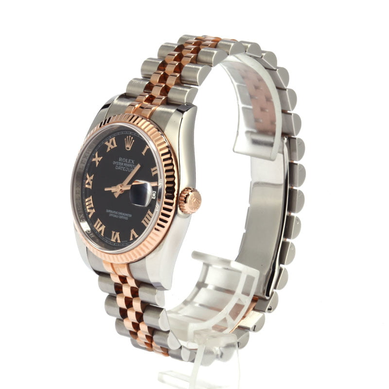 PreOwned Rolex Datejust 116231 Steel and Rose Gold