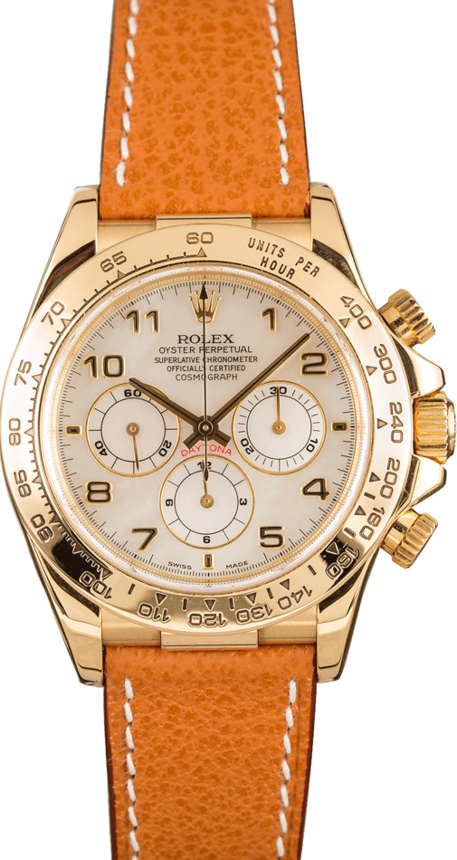 Pre-Owned Rolex Daytona 16518 Mother of Pearl Dial