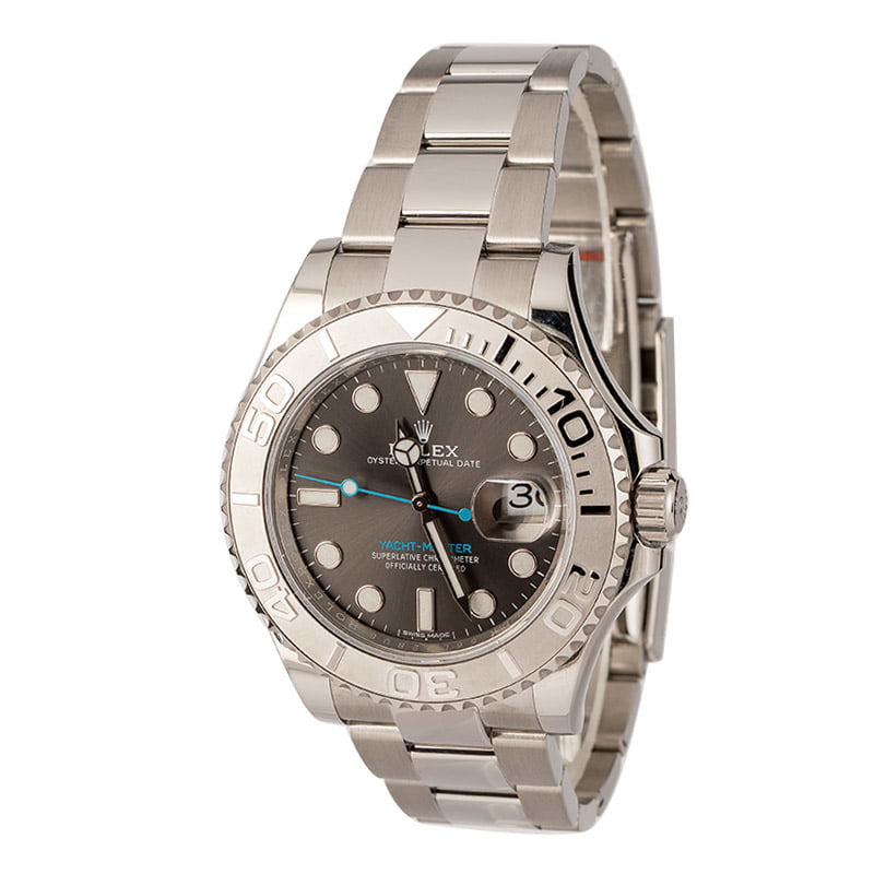 Pre-Owned 40mm Rolex Yacht-Master 116622 Platinum Bezel