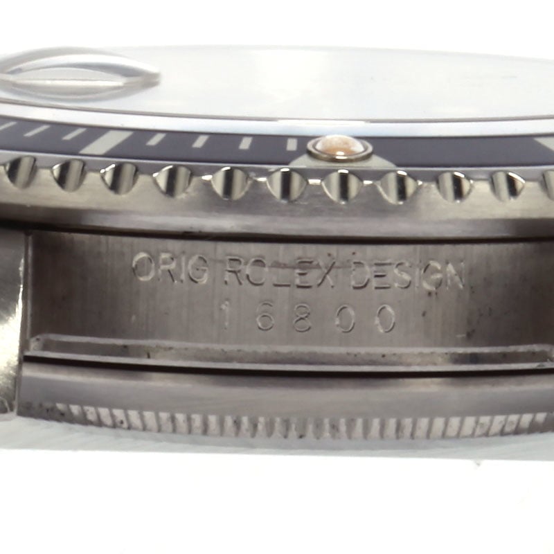 Vintage 1985 Rolex Submariner 16800 Stainless Steel