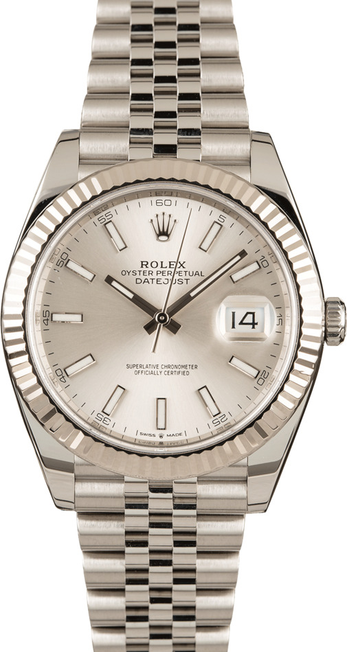 Pre Owned Rolex Datejust II Ref 126334 Silver Dial