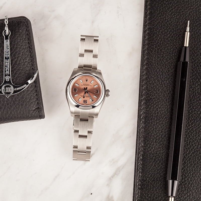 Unworn Rolex Oyster Perpetual 176200 Arabic Dial