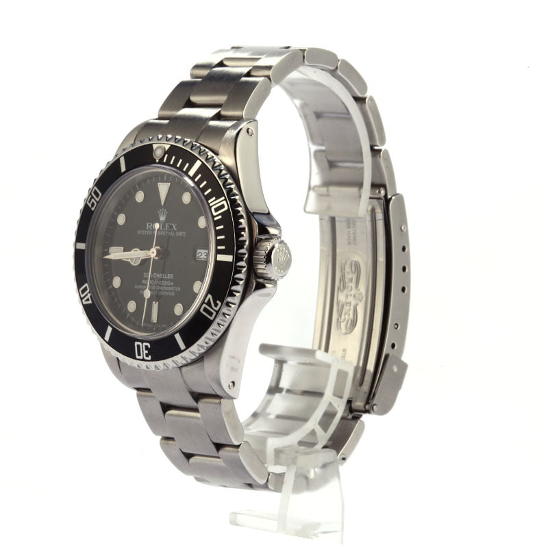 Pre-Owned Rolex Sea-Dweller 16600 Black Dial 40MM